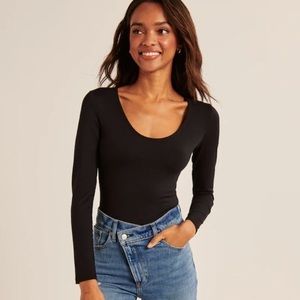 Abercrombie Scoopneck Bodysuit